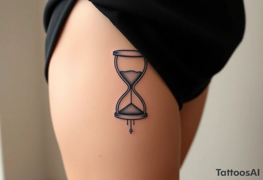 hourglass tattoo idea