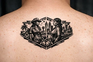 Black Country Girl from farmlands of North Florida to Black City of Metro Atlanta tattoo idea