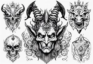 The Demon Stolas, a Prince of Hell who is obsessed with gems, knowledge of astrology and poisonous gems. tattoo idea