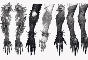 bloodborne 
arm sleeve
eileen the crow tattoo idea