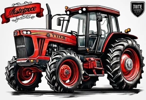 Tractor tattoo idea