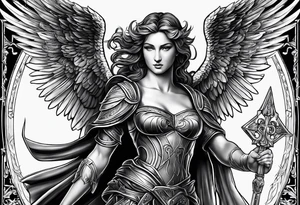 archangel Raphael tattoo idea