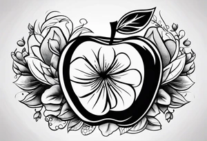 Teacher Apple tattoo idea