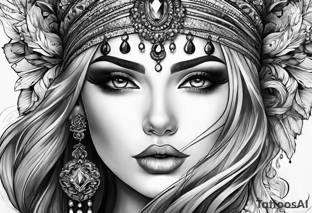full sleeve tattoo canvas tattoo idea