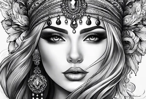full sleeve tattoo canvas tattoo idea