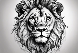 Lion, 11:11, add something cool hood tattoo tattoo idea