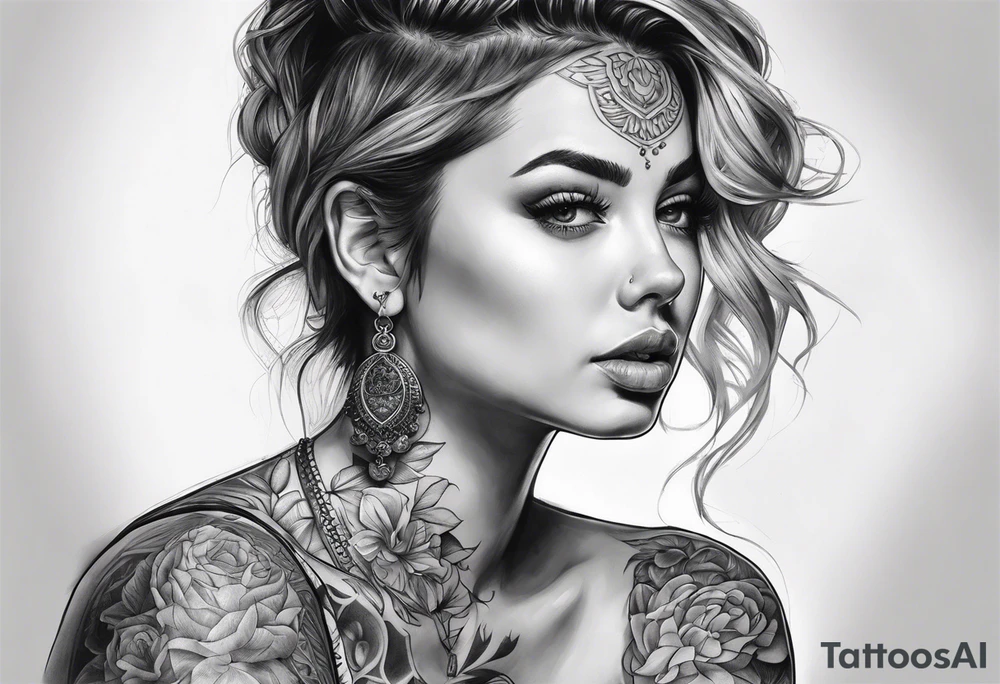 Dark 

On the top of one shoulder. tattoo idea