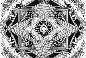 To work off hexagon tattoo idea