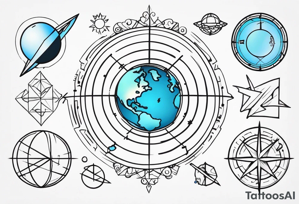 Coordinates tattoo idea