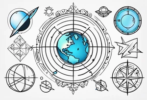 Coordinates tattoo idea
