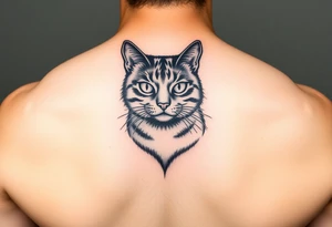 black cat tattoo idea