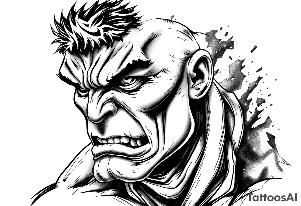 hulk tattoo idea