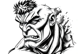 hulk tattoo idea