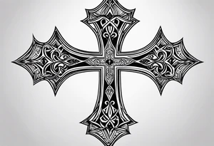 Coptic cross tattoo idea