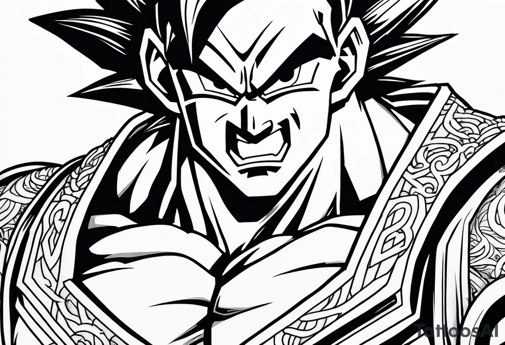 dragonball z tattoo idea