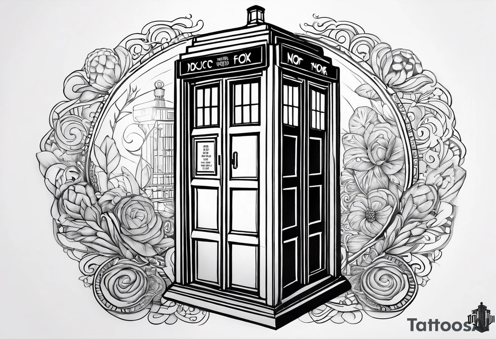 Doctor who tardis tattoo idea