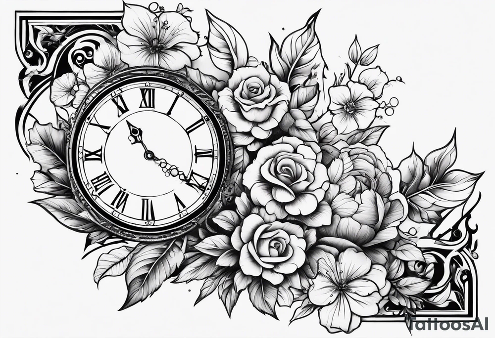 Tattoo which represent the flow of time tattoo idea