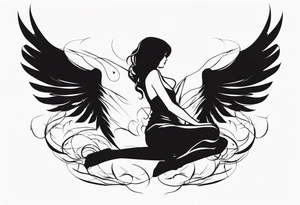 Fallen Angel, dissapointed people tattoo idea