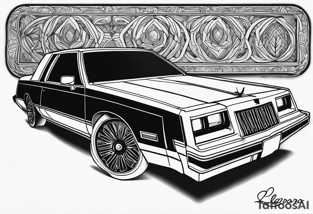 1984 Chrysler lebaron tattoo idea