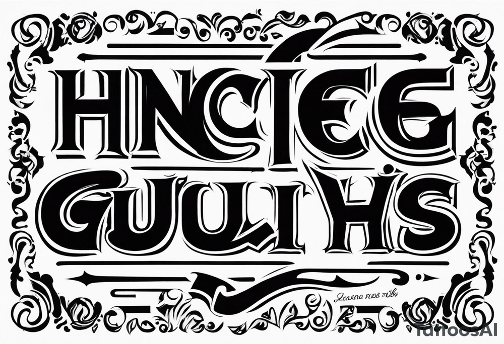 Nice guys finish last tattoo idea