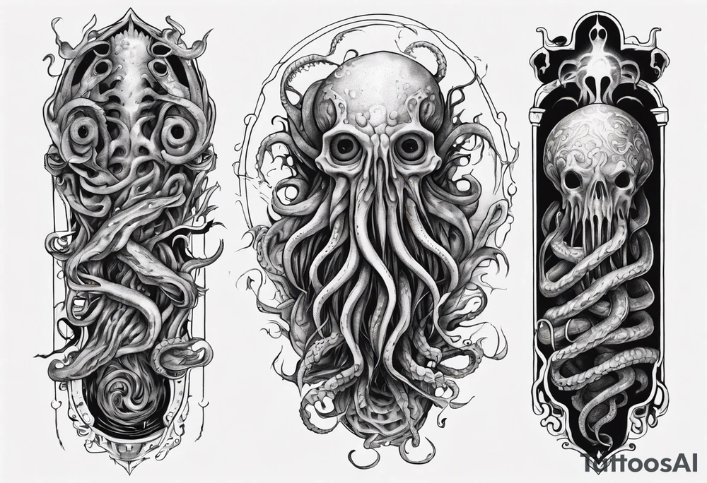 long tattoo for forearm on lovecraft them
add tentacle tattoo idea