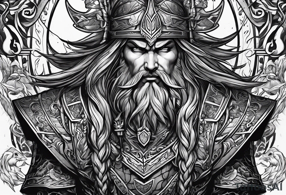 Valhalla lightning tattoo idea