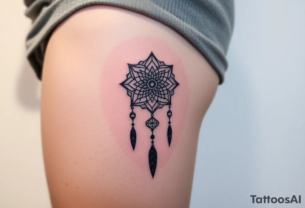 dreamcatcher tattoo idea