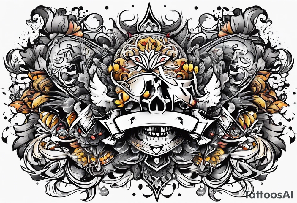 4Bidden Ink
Graffiti tattoo idea
