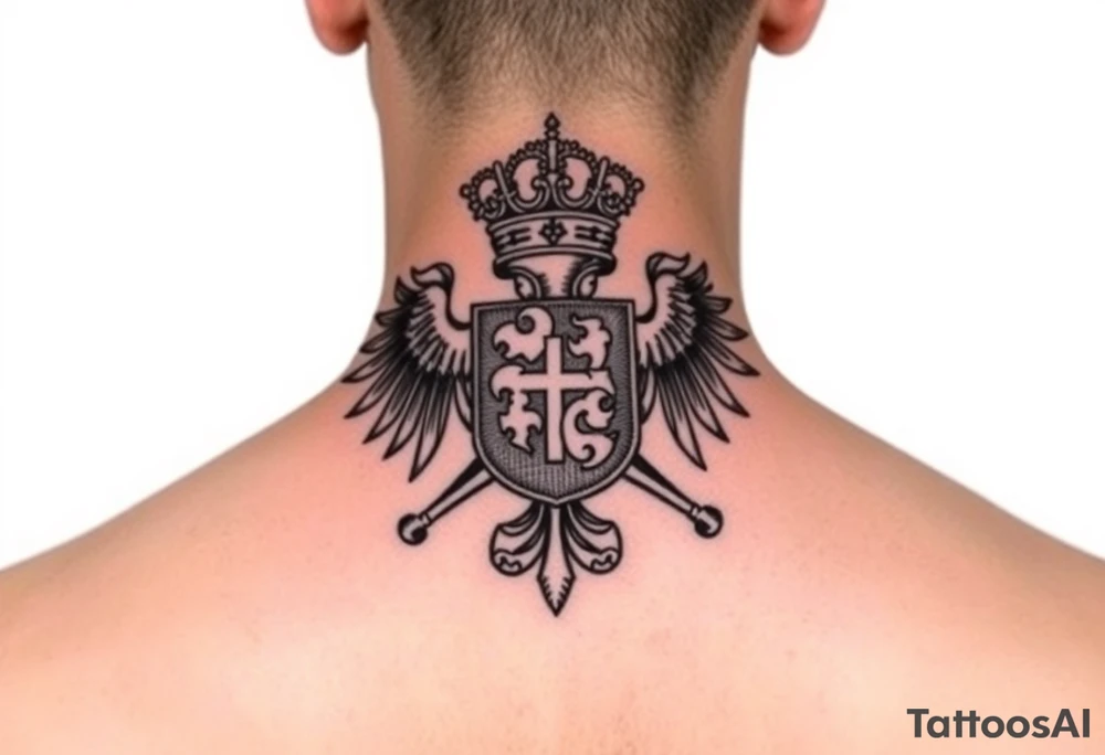 Serbian crest and St. George tattoo idea