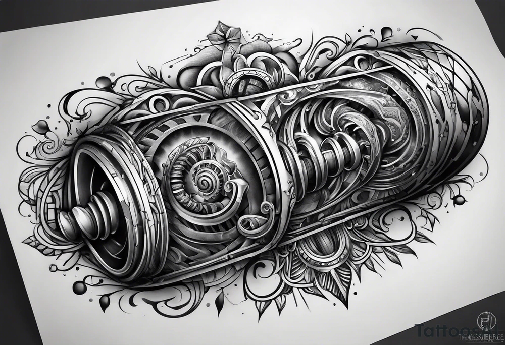 DNA forearm tattoo idea
