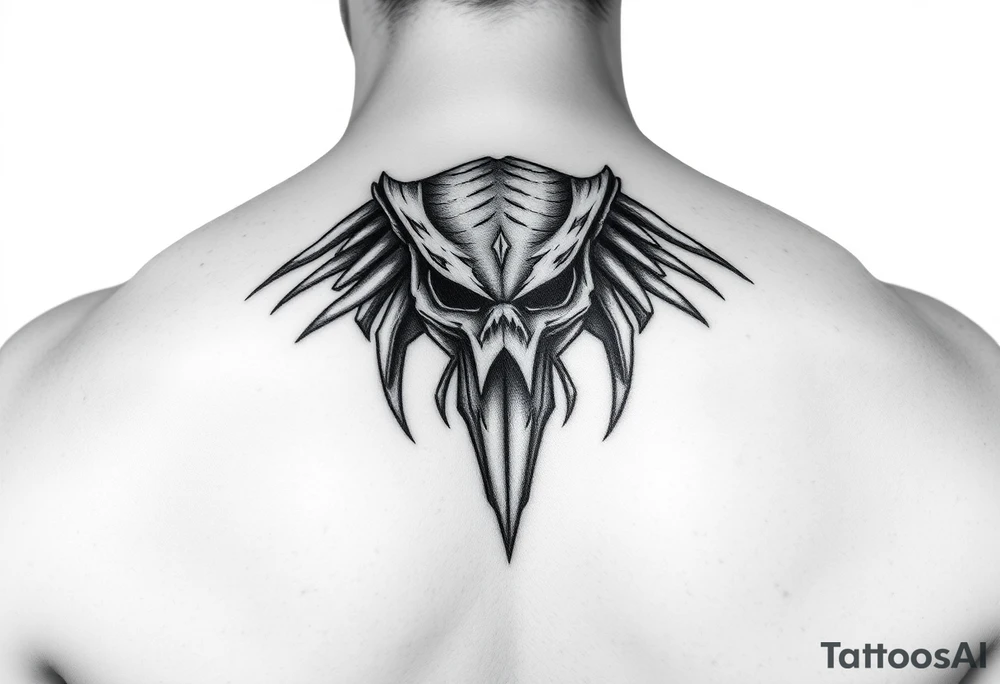 Predator mark tattoo idea