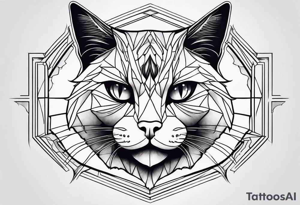 Black Cat tattoo idea