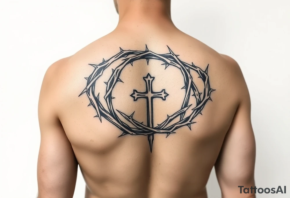 Crown of thorn Spiral wrap sleeve
 include God First + cross in the wrap tattoo idea