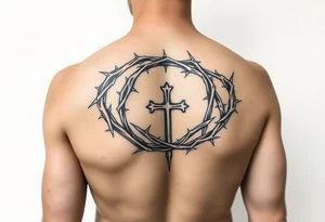 Crown of thorn Spiral wrap sleeve
 include God First + cross in the wrap tattoo idea