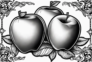 Teacher Apple tattoo idea