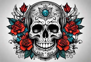 dead inside happy on the outside tattoo idea