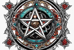 pentagram. tattoo idea