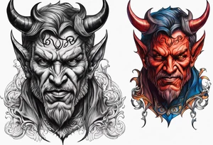 devil tattoo idea