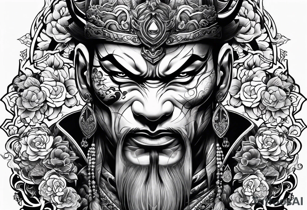 yakuza tattoo demon tattoo idea