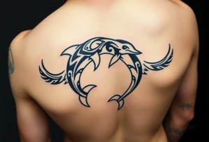 dolphin friendship tattoo idea