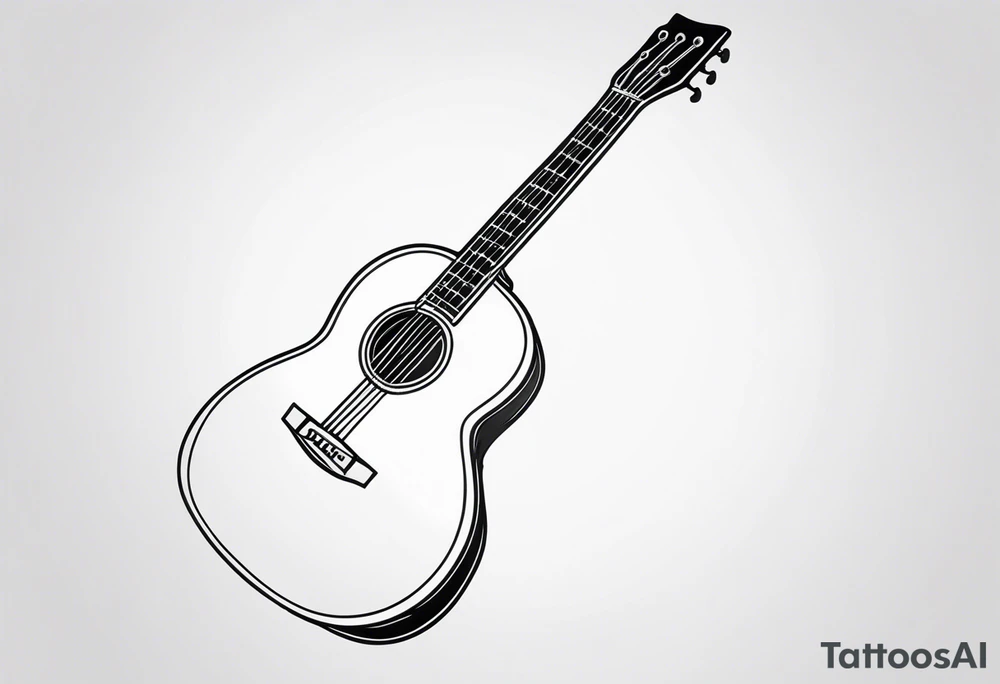 guitar tattoo idea