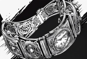 Art from dishonored game 
bracelet tattoo idea