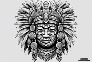 aztec sleeve tattoo idea