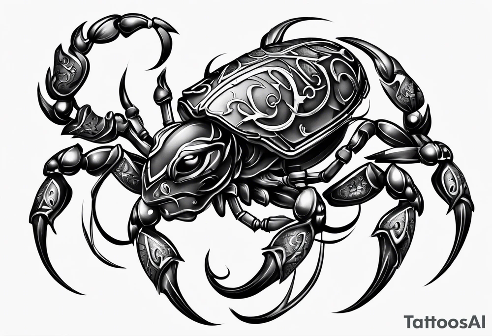 scorpio tattoo idea