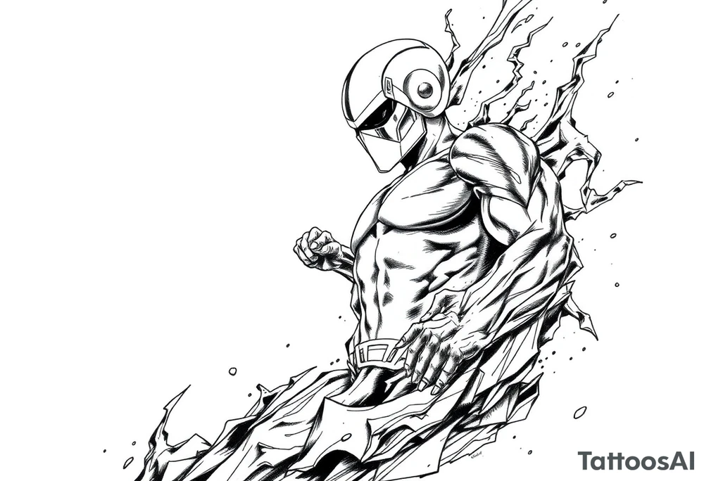 Silver Surfer comic accurate tattoo idea