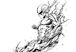 Silver Surfer comic accurate tattoo idea