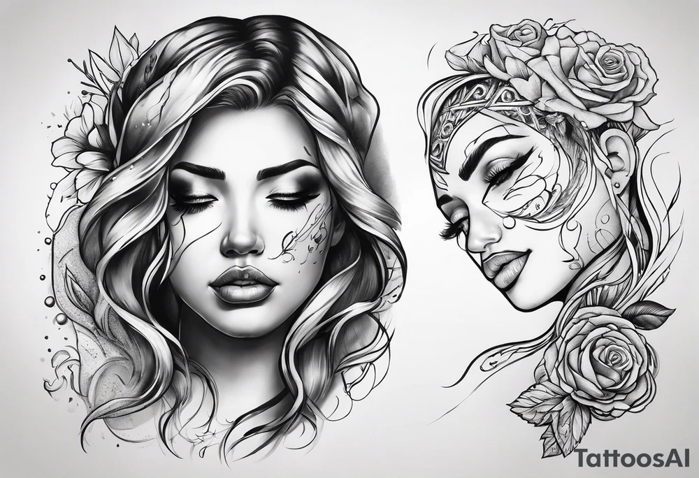 Emotions feeling/pain vs healing tattoo idea