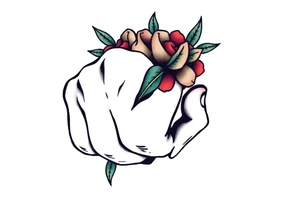 finger tattoo on the finger tattoo idea
