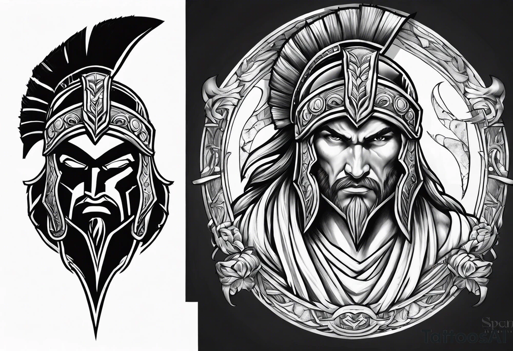 Spartan Greaves tattoo idea