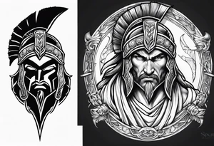 Spartan Greaves tattoo idea